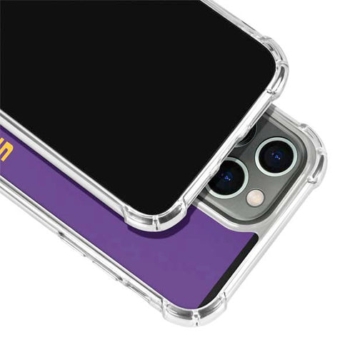 Louisiana State University - LSU Tigers Purple iPhone 13 Pro Max Clear Case